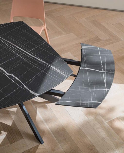 Tavolo Allungabile Girevole Leo La Primavera 120/180cm HPL Jazz - immagine 3