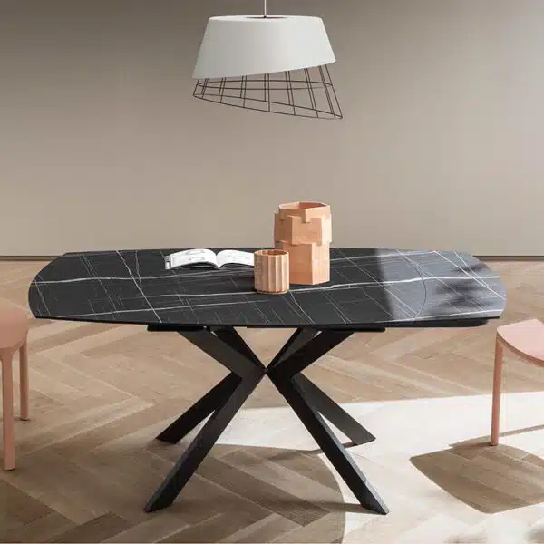 Tavolo Allungabile Girevole La Primavera Leo - Design HPL Jazz