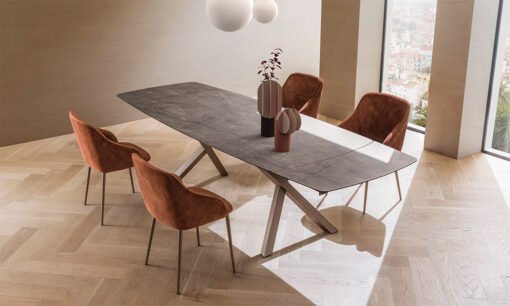 Tavolo Allungabile Xavi La Primavera 200/280cm HPL Kaspio Oro - immagine 3