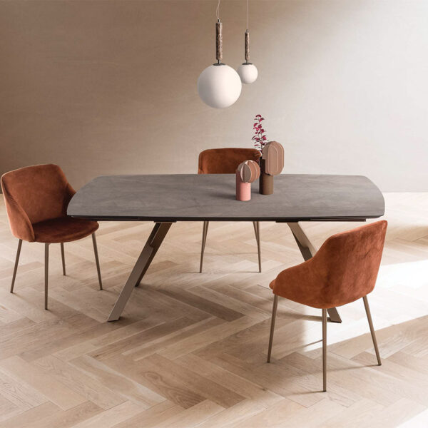 Tavolo Allungabile Xavi La Primavera 200/280cm HPL Kaspio Oro