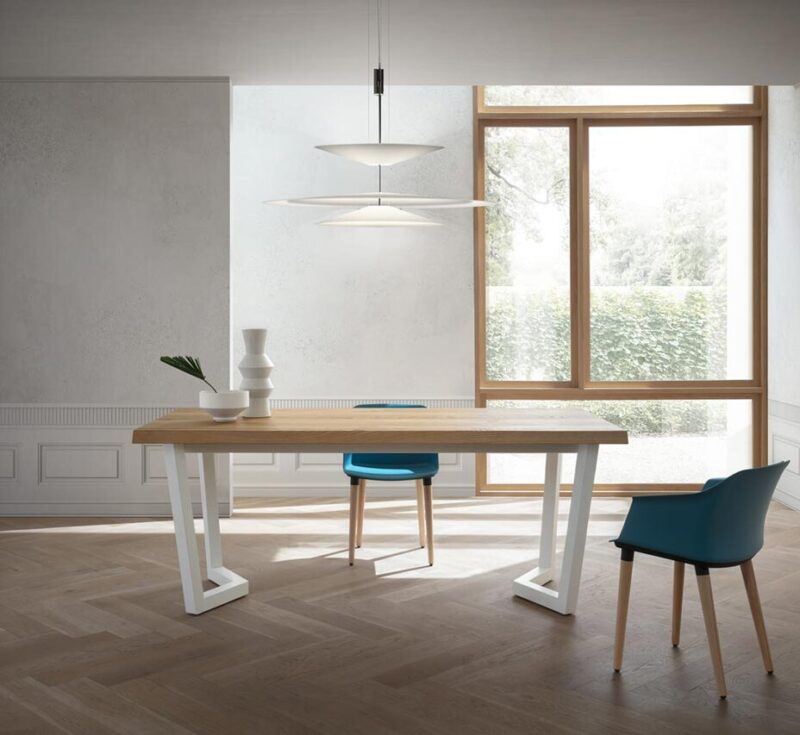 Tavolo in Legno Massello Moderno Jacopo | La Primavera