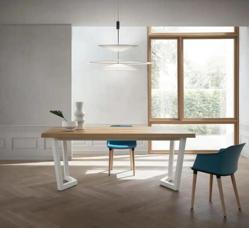 Tavolo Legno Massello Moderno Jacopo | La Primavera Design - foto 1