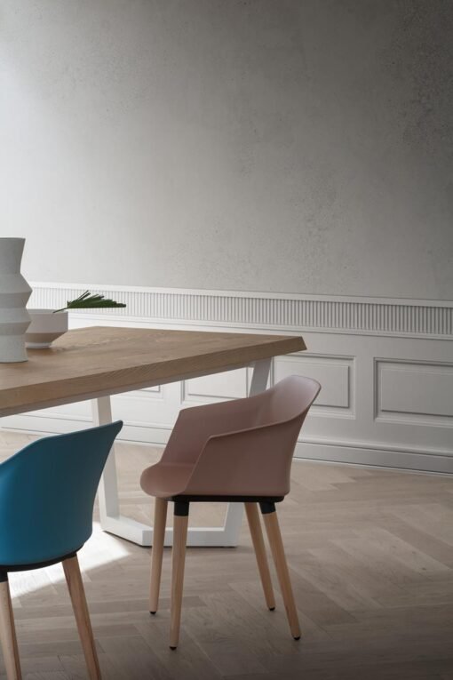 Tavolo Fisso Jacopo La Primavera 200x100cm Rovere Scortecciato - immagine 3