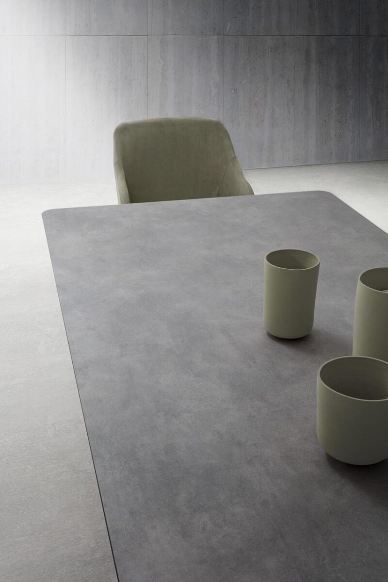 Tavolo Allungabile Jacopo La Primavera 200/300cm HPL Inox Cemento - immagine 3