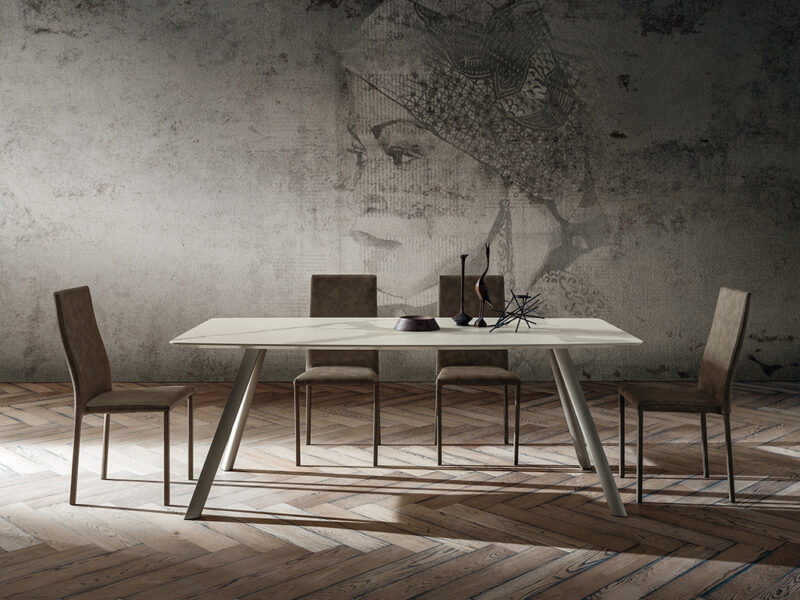 Tavolo Fisso Nicola La Primavera 200x100cm Laminam  | Design Esclusivo