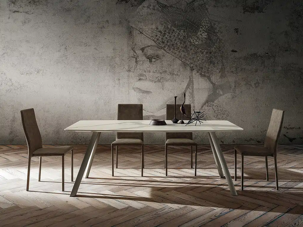 Tavolo Fisso Nicola La Primavera - Laminam Bianco Statuario - foto 1