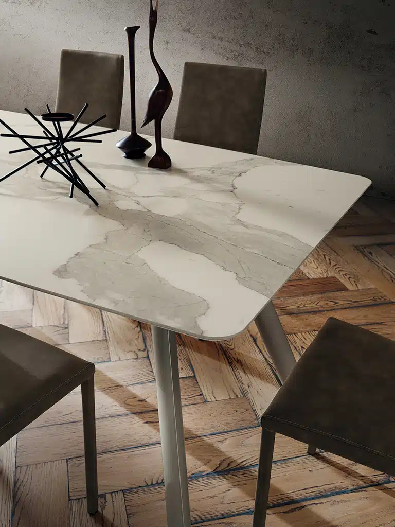 Tavolo Fisso Nicola La Primavera - Laminam Bianco Statuario - foto 2