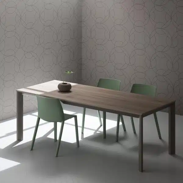 Tavolo Allungabile Moderno Effetto Legno Ricky | La Primavera