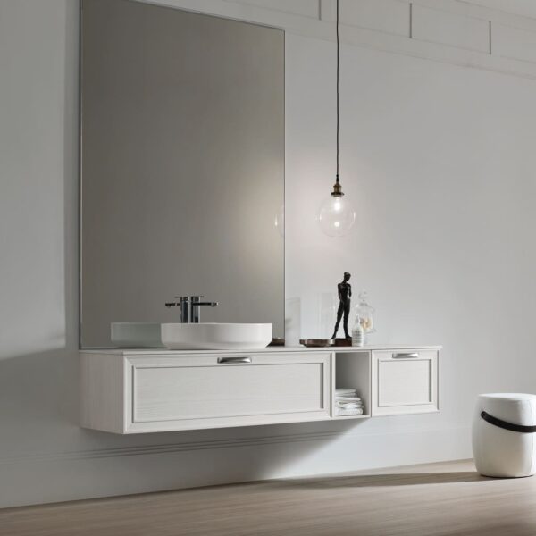 Scopri Mobile Bagno Arcom Comp. Opera 03, una soluzione di arredo bagno total white. Qualità Arcom e design personalizzabile. Preventivo gratuito da INTERNO77.