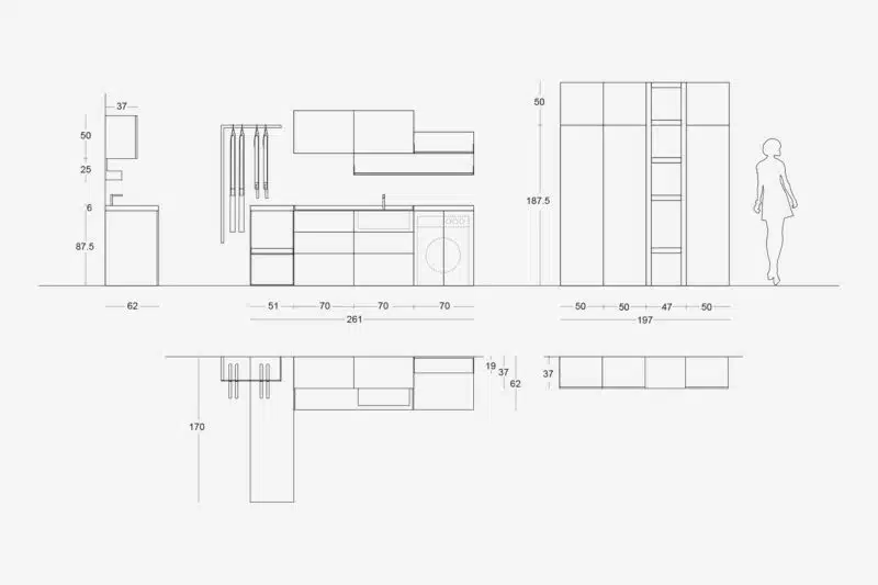 Arredo Lavanderia Design I-WASH 02 ARCOM - Soluzioni Funzionali - foto 12