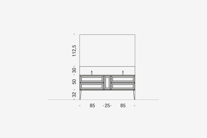 Mobile Bagno Arcom Comp. Opera 09 | Design Classico Moderno - immagine 5