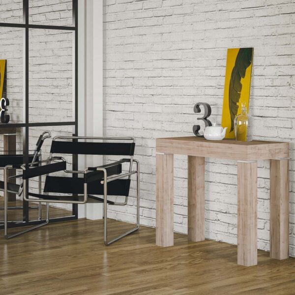 Consolle allungabile 90x40/300 cm Mixer rovere natura