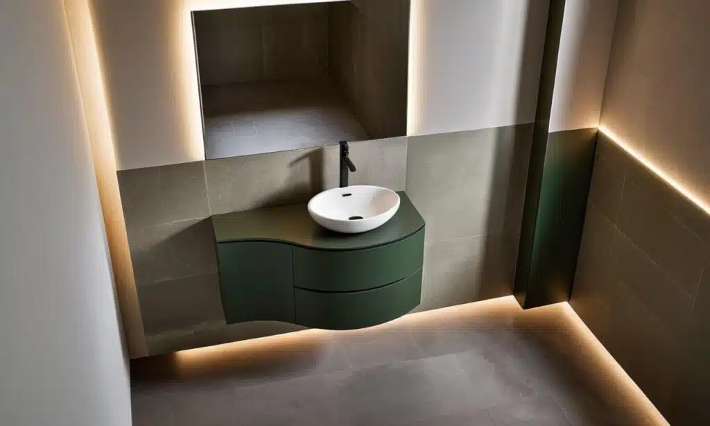 Mobile Bagno Curvo Design Soul W707 ARCOM - L.106 CM - foto 1