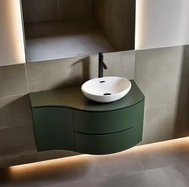 Mobile Bagno Curvo Design Soul W707 ARCOM - L.106 CM - foto 1