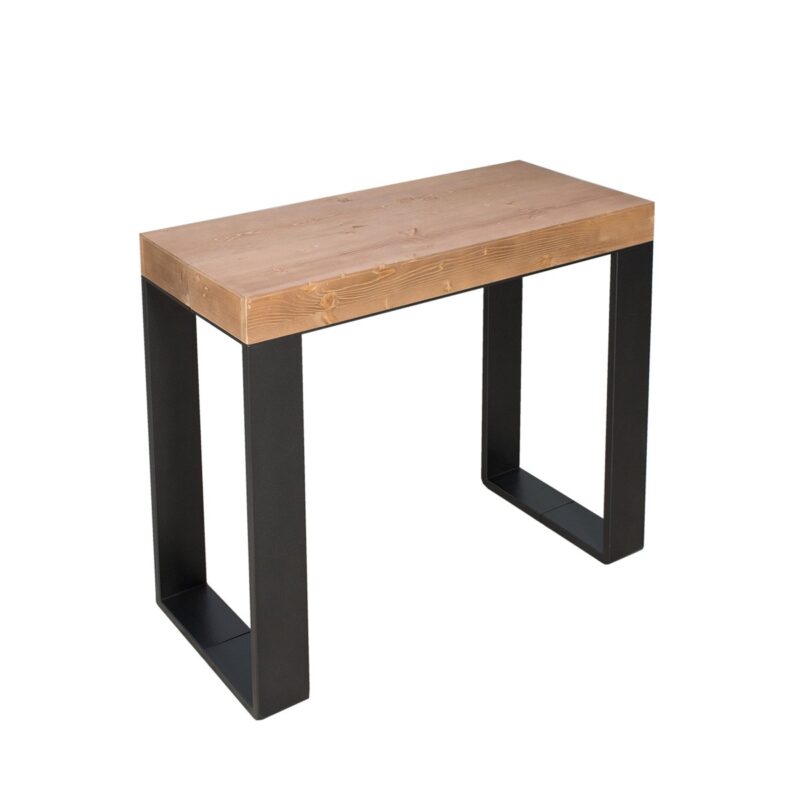 Consolle allungabile 90x40/290 cm Tecno abete tinto - immagine 5