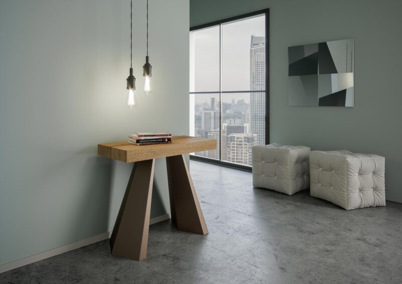 Consolle allungabile 90x40/196 cm Diamante Small Premium quercia natura - immagine 2