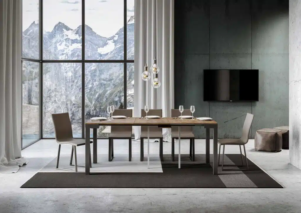 Consolle allungabile 90x40/300 cm Everyday Evolution noce - foto 3