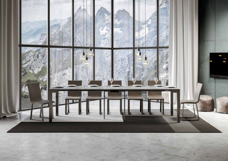 Consolle allungabile 90x40/300 cm Everyday Evolution cemento - immagine 4