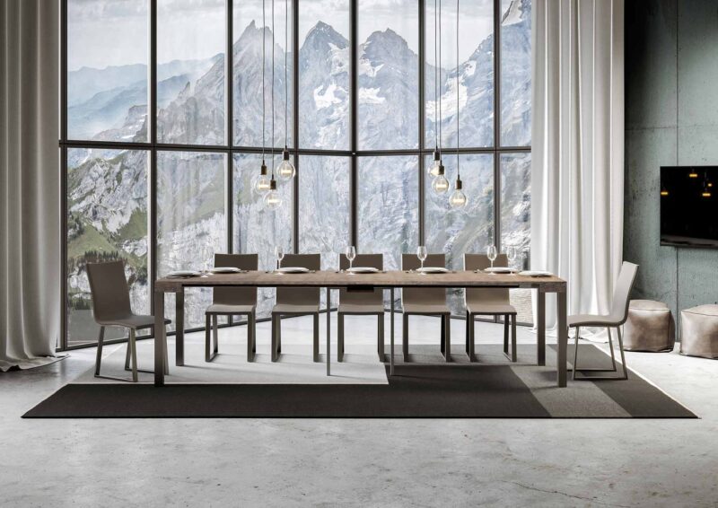 Consolle allungabile 90x40/300 cm Everyday noce - immagine 4