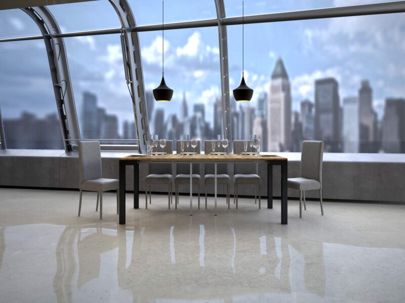 Consolle allungabile 90x40/196 cm Everyday Small Evolution quercia natura - immagine 3