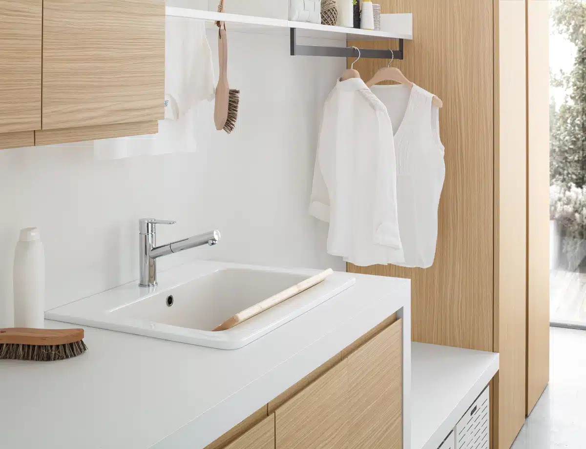 Arredo Lavanderia Funzionale ARCOM I-WASH 01 - Penisola Design - immagine 2