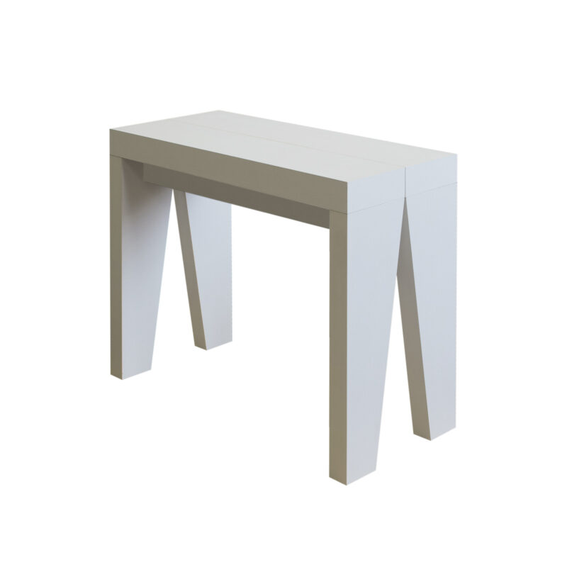 Consolle allungabile 90x40/300 cm Naxy bianco frassino - immagine 5
