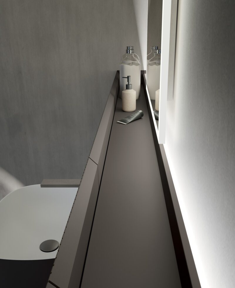 Mobile Bagno con Lavabo Freestanding | M3 Wally | Baxar Bagni - immagine 4