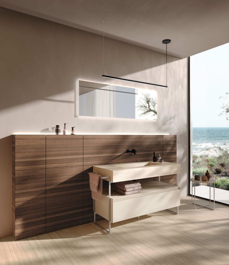 Mobile Bagno con Struttura a Vista | M3 Wally | Baxar Azzurra - immagine 2