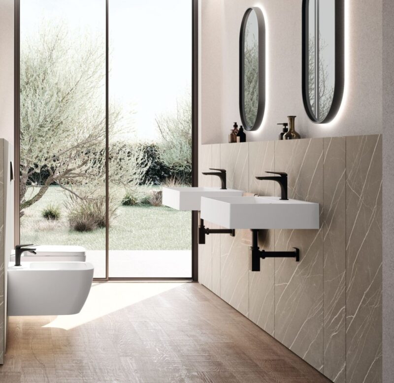 Boiserie Bagno di Design | M2 Wally | Baxar Azzurra - immagine 5
