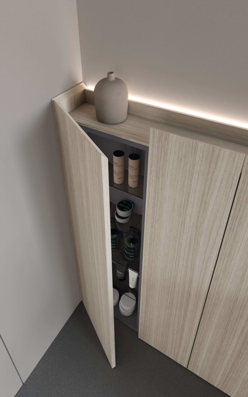 Mobile Bagno Sospeso con Boiserie | M3 Wally | Baxar Azzurra - immagine 6