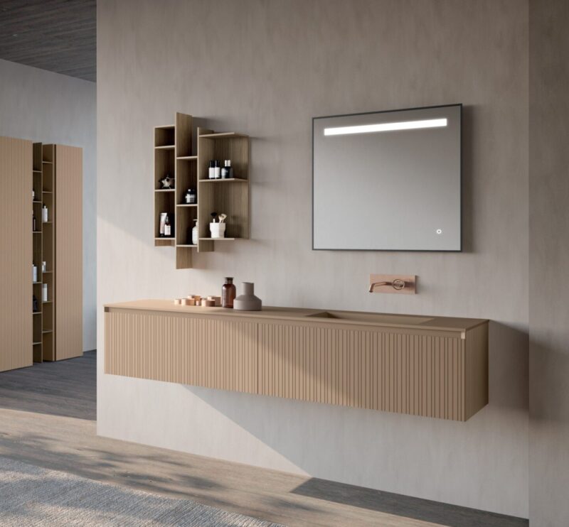Mobile Bagno Cannettato di Design | M3 System | Baxar Azzurra - immagine 2