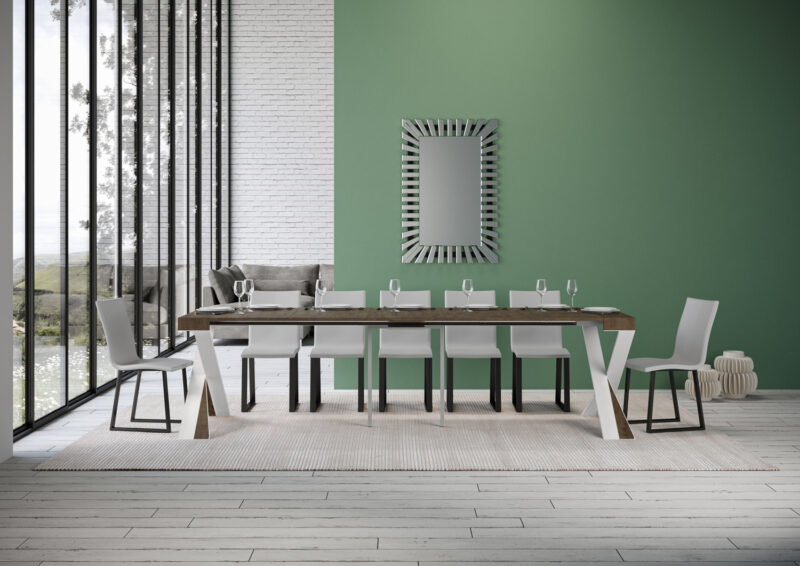 Consolle allungabile 90x40/300 cm Diago noce - immagine 5