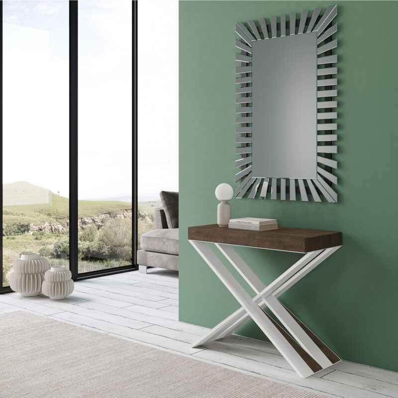 Consolle allungabile 90x40/300 cm Diago noce - immagine 2