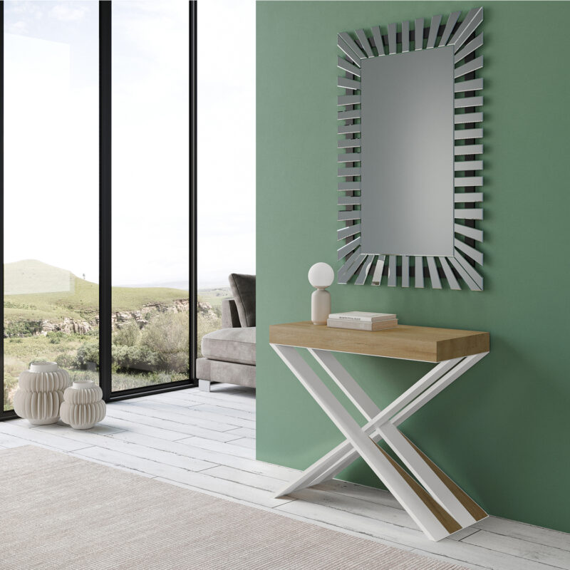 Consolle allungabile 90x40/196 cm Diago Small quercia natura - immagine 2