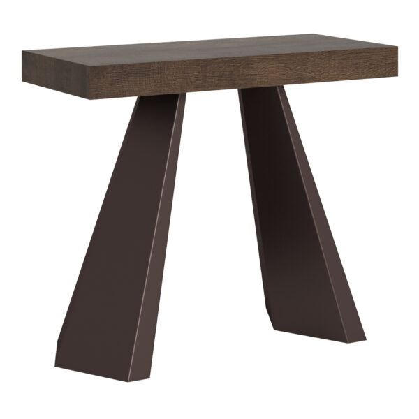 Consolle allungabile 90x40/196 cm Diamante Small noce