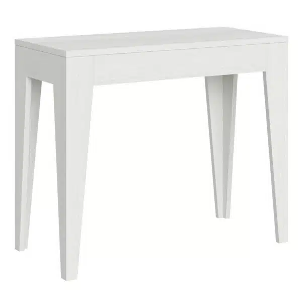 Consolle allungabile 90x42/302 cm Isotta bianco frassino