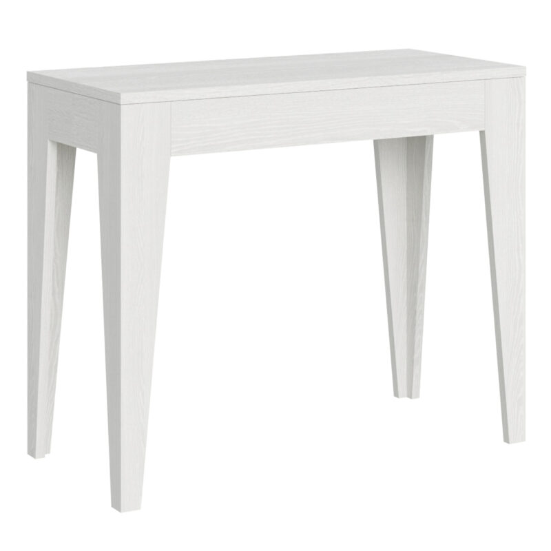 Consolle allungabile 90x42/302 cm Isotta bianco frassino