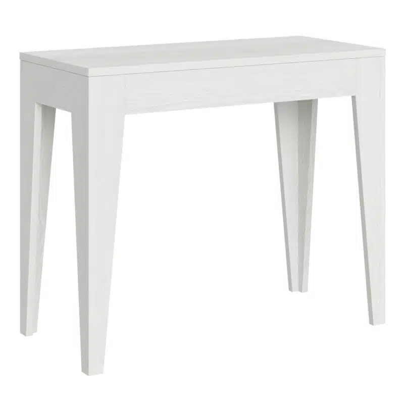 Consolle allungabile 90x42/198 cm Isotta Small bianco frassino - foto 1