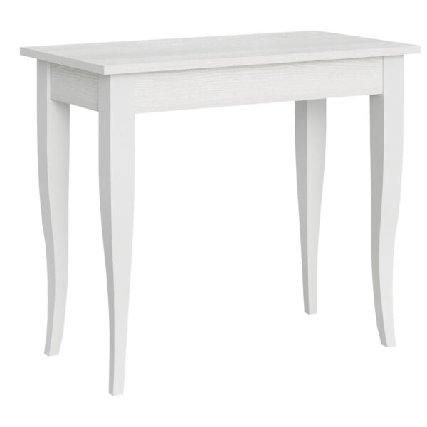 Consolle allungabile 90x48/204 cm Sciabola Small bianco frassino