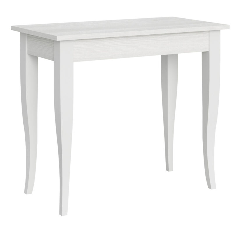 Consolle allungabile 90x48/204 cm Sciabola Small bianco frassino