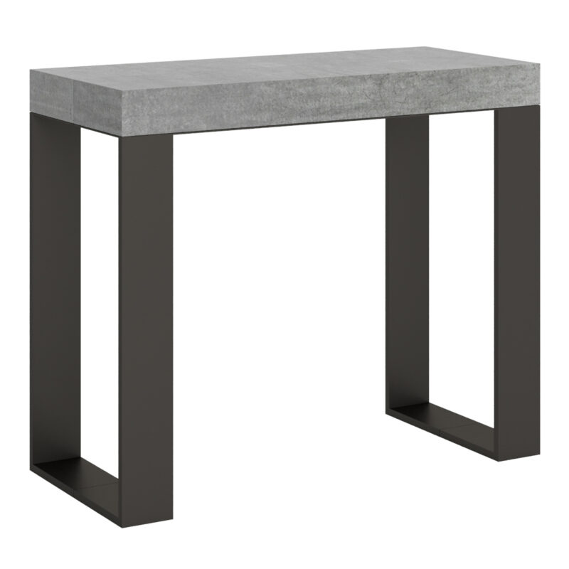 Consolle allungabile 90x40/300 cm Tecno cemento