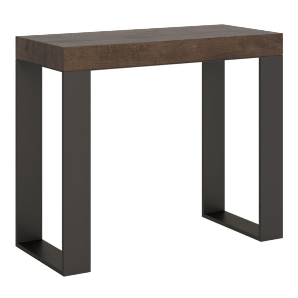Consolle allungabile 90x40/196 cm Tecno Small noce