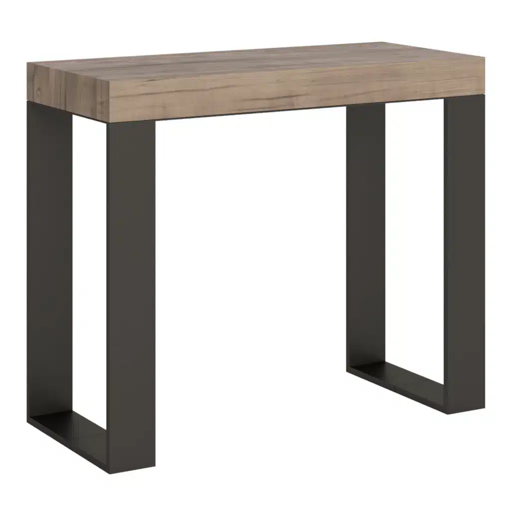 Consolle allungabile 90x40/196 cm Tecno Small quercia natura - foto 1