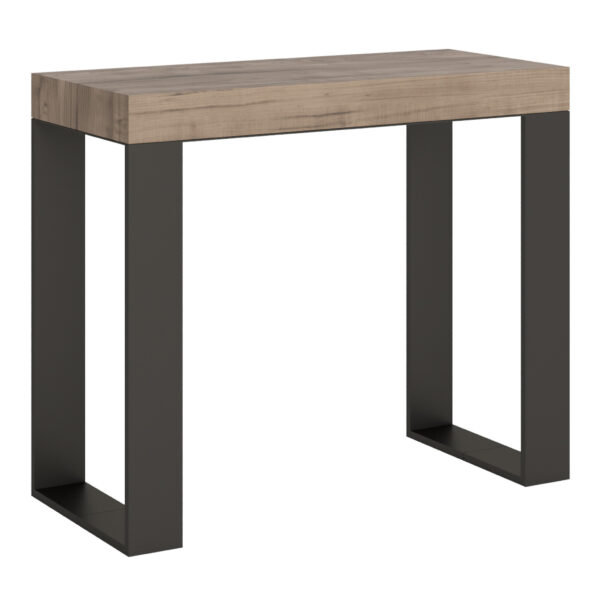 Consolle allungabile 90x40/196 cm Tecno Small quercia natura