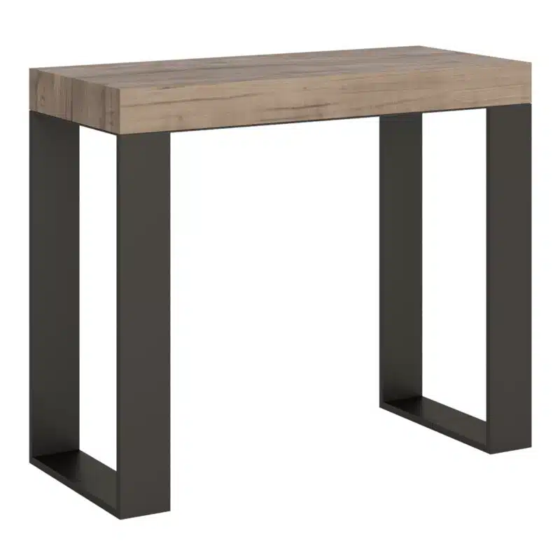 Consolle allungabile 90x40/196 cm Tecno Small quercia natura - foto 1