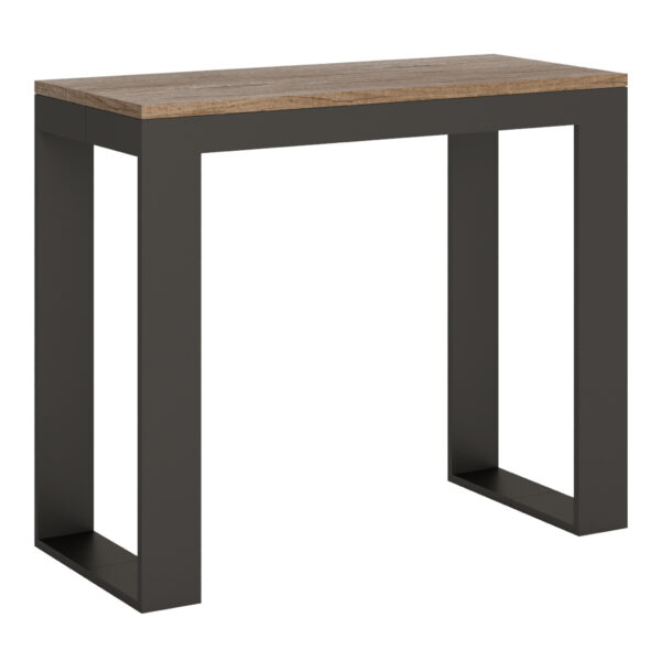 Consolle allungabile 90x40/196 cm Tecno Small Evolution quercia natura