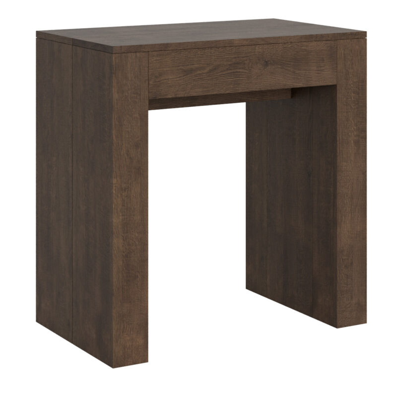 Consolle allungabile 78x47/299 cm Allin noce allunghe interne