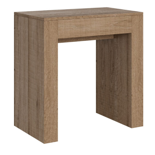 Consolle allungabile 78x47/299 cm Allin quercia natura allunghe interne