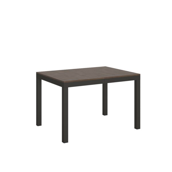 Tavolo allungabile 120/380x90 cm Everyday Evolution noce telaio e gambe antracite