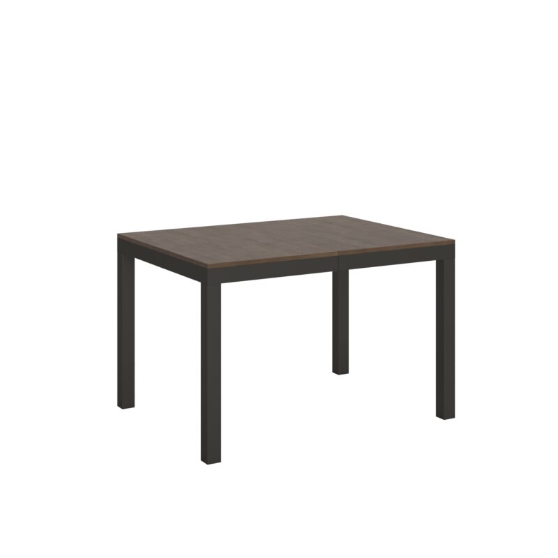 Tavolo allungabile 120/380x90 cm Everyday Evolution noce telaio e gambe antracite